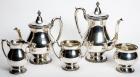 Five Piece English Sterling Coffee and Tea Set