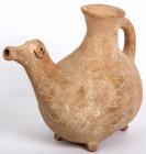 Iranian Terra Cotta Zoomorphic Vessel. Circa 3rd - 1st Century B.C.