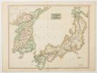 Korea and Japan, Early 19th Century Map