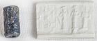 Assyrian/Babylonian Lapis Lazuli Cylinder Seal, circa 1800-1200 BC