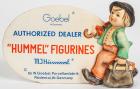 Vintage Hummel "Merry Wanderer" Dealer Display