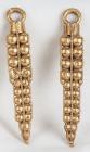 Large Pair of Byzantine Gold Earrings, Balkan Region, Circe 6th-8th Century A.D.