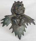 Roman Bronze Bust of Bacchus Applique, circa 2nd-3rd Century A.D.