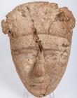 Egyptian Wooden Kah Mask, Ptolemaic Period, circa 332-30 BC