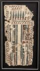 Egyptian Framed Cartonnage Fragment, circa XXVith Dynasty, circa 664-525 BC