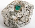 A Cleaned ½" Emerald Found on Private Property in St. Augustine, Florida