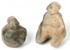 Two Human Effigy Pots from the Mississippian Culture