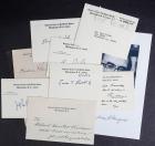 Collection of Supreme Court Justice Signed Cards and Photographs