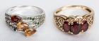 Collection of Lady's Colored Stone & 14K Yellow Gold Rings