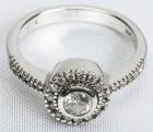 Lady's Diamond, 14K White Gold Ring