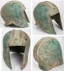 Greek / Illyrian Classic Bronze Helmet, circa 500-400 B.C.