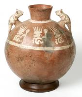 A Pre-Columbian Zoomorphic Pottery Vessel, Possibly Chavin - Circa 100 B.C. - 2