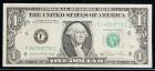 1981-A, $1 Federal Reserve Note. Retained Obstruction Error. PCGS Extremely Fine 45 Apparent