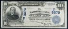 1902, $10 National Bank Note. Date Back. The NB of Orange, CA. Ch. #9878