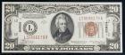 1934-A, $20 World War II Emergency Note. Hawaii Mule. PCGS Gem New 65PPQ