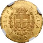 Italy. 5 Lire, 1865-T BN. NGC MS65 - 2