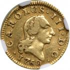 Spain. &frac12; Escudo, 1760-JP (Madrid). NGC VF35