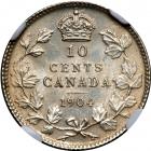 Canada. 10 Cents, 1904. NGC MS61 - 2