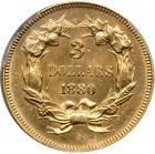 1880 $3 Gold - 2