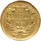 1854-D $3 Gold - 2