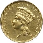 1855 $3 Gold