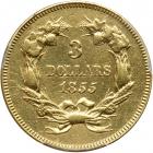 1855 $3 Gold - 2