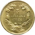 1854-O $3 Gold - 2
