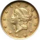 1853-O $1 Gold Liberty. NGC MS61