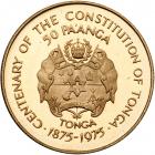 Tonga. 50 Pa'Anga, 1975. PF - 2