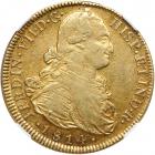 Chile. 8 Escudos, 1814-So FJ. NGC AU55
