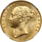 Great Britain. Sovereign, 1838. NGC MS63