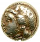 Ionia, Phokaia. Electrum Hekte (2.5 g), ca. 478-387 BC.. EF