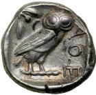 Attica, Athens. Silver Tetradrachm (17.0 g), ca. 460-404 BC.. EF - 2