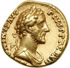 Antoninus Pius. Gold Aureus (6.1 g), AD 138-161.. VF