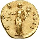 Antoninus Pius. Gold Aureus (6.1 g), AD 138-161.. VF - 2