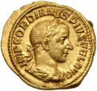 Gordian III. Gold Aureus (5.1 g), AD 238-244.. EF