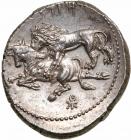 Cilicia, Tarsos. Mazaios. Silver Stater (10.85 g), Satrap of Cilicia, 361/0-334 BC.. AU - 2