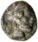 Attica, Athens. Fourr&eacute;e Drachm (3.0 g), ca. 460-404 BC.. VF