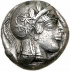 WITHDRAWN - Attica, Athens. Fourée Tetradrachm (16.8 g), ca. 460-404 BC. EF