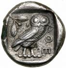 WITHDRAWN - Attica, Athens. Fourée Tetradrachm (16.8 g), ca. 460-404 BC. EF - 2