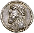 Parthian Kingdom. Mithradates II. Silver Tetradrachm (16.34 g), ca. 123-88 BC.. EF