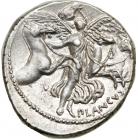 L. Plautius Plancus. Silver Denarius (4.14 g), 47 BC. - 2