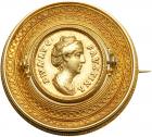Diva Faustina Senior, wife of Antoninus Pius. Gold Aureus. Minted in Rome, AD 141-161