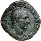 Trajan Decius. &AElig; Sestertius (18.57 g), AD 249-251.