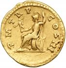 Hadrian, AD 117-138. Gold Aureus (7.1g). Rome, AD 119-122. F - 2