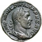 Philip I. &AElig; Sestertius (25.23 g), AD 244-249.. VF