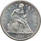 1860-O Liberty Seated Dollar. PCGS MS62