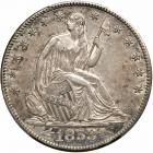 1853-O Liberty Seated Half Dollar. Arrows and rays. PCGS AU53