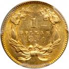 1854 $1 Gold Indian. PCGS MS61 - 2