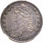 1811 Capped Bust Half Dollar. Large 8. NGC AU50